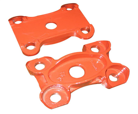 Top plate for truck axle