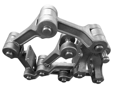 Carrier chain for agriculture machinery