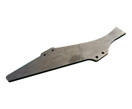Plate support of agricultural machinery