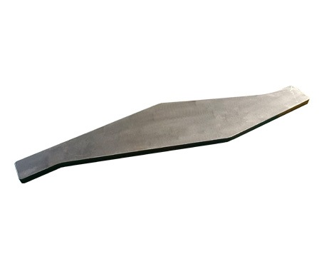Plate support of agricultural machinery