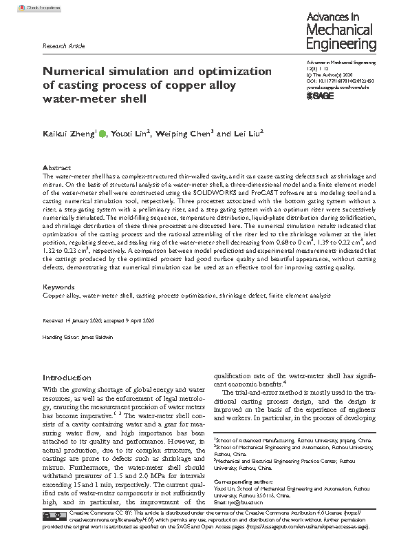 Numerical simulation and optimization