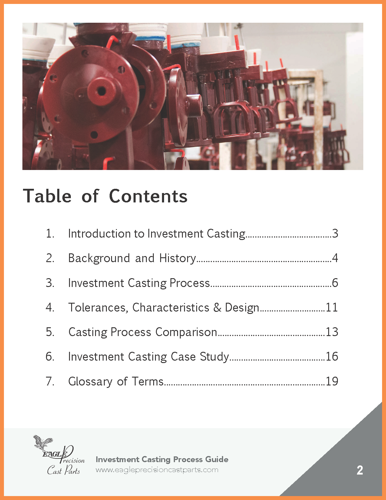 Eagle Precision - Investment Casting Process Guide(图2)